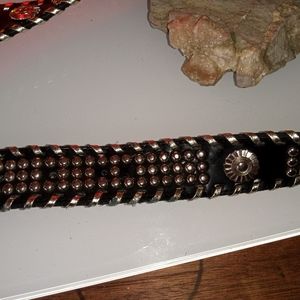 Women's leather belt